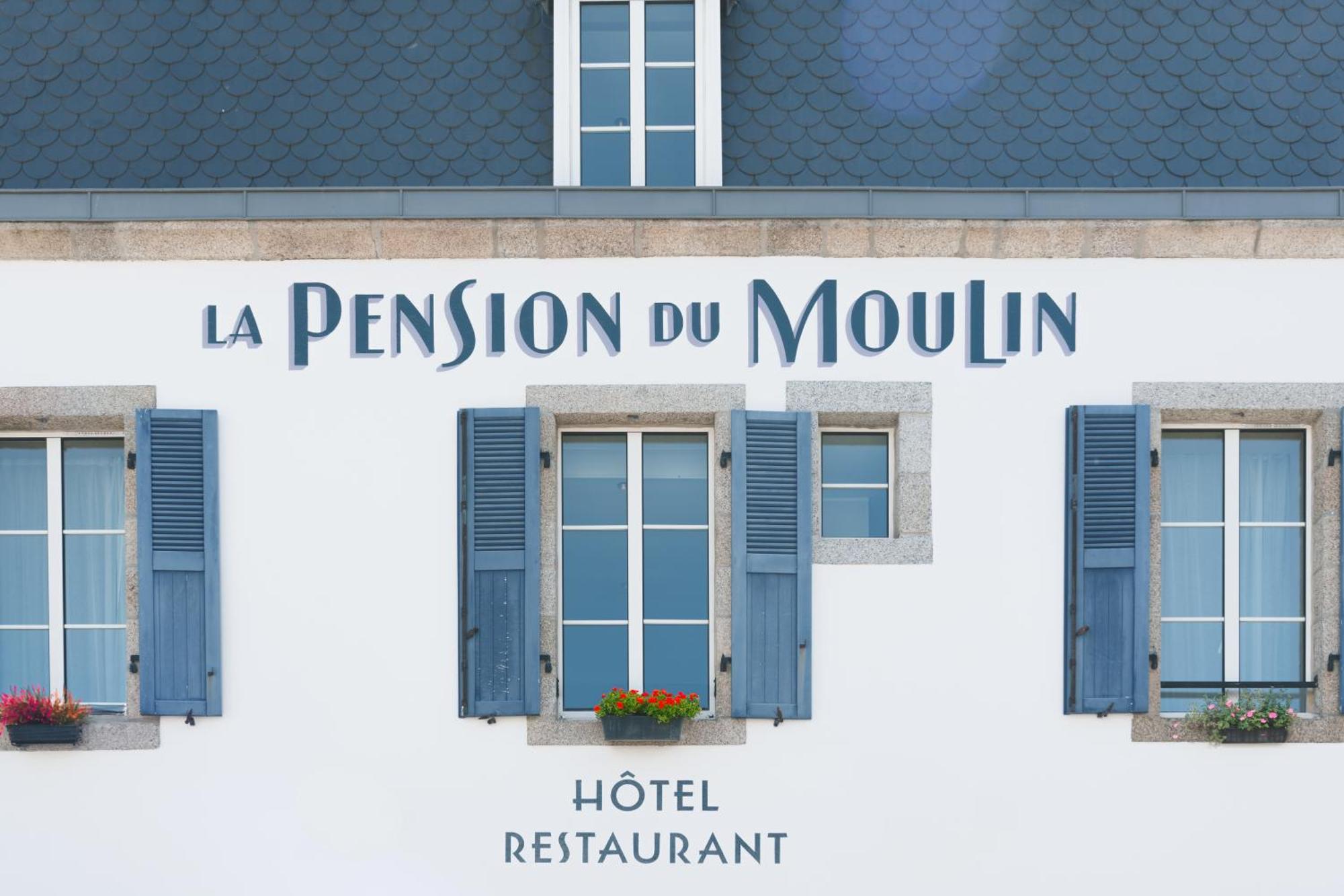 Logis Hotel Et Restaurant La Pension Du Moulin Пон-Авен Екстериор снимка